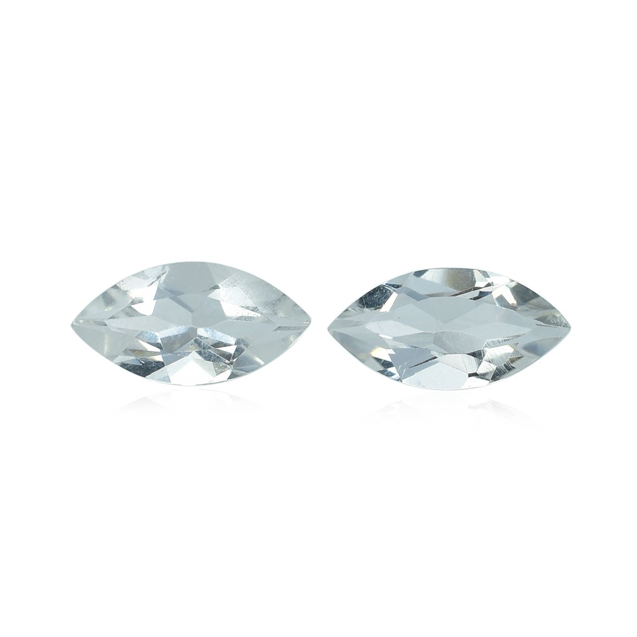 WHITE BERYL CUT MARQUISE (OFF WHITE) 8.00X4.00 MM 0.45 Cts.