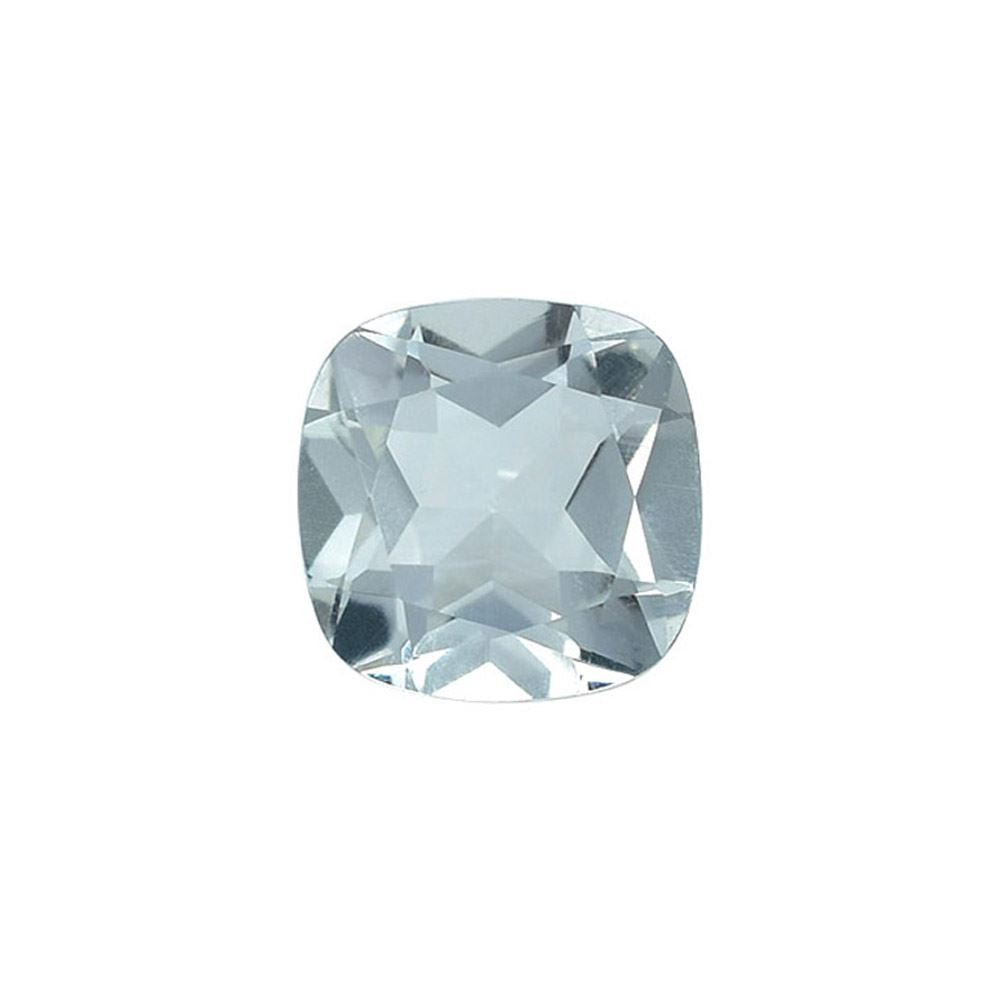 WHITE BERYL CUT CUSHION (OFF WHITE) 6.00X6.00 MM 0.95 Cts.