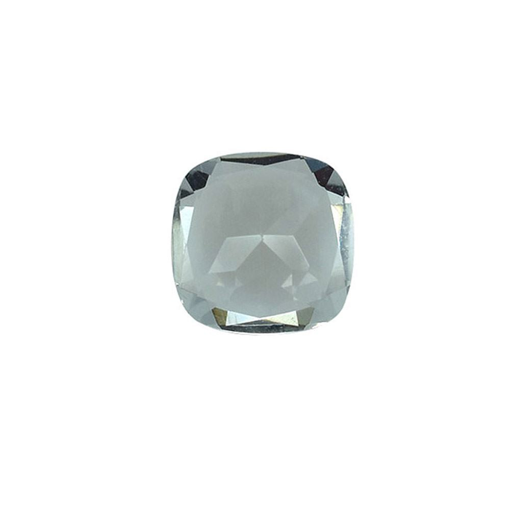 WHITE BERYL CUT CUSHION (OFF WHITE) 6.00X6.00 MM 0.95 Cts.