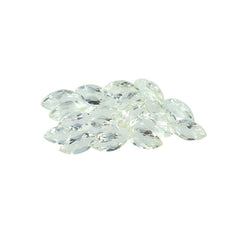 WHITE BERYL CUT MARQUISE (OFF WHITE) 6.00X3.00 MM 0.21 Cts.