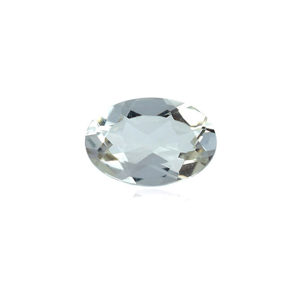 WHITE BERYL CUT OVAL (OFF WHITE) 6.00X4.00 MM 0.36 Cts.