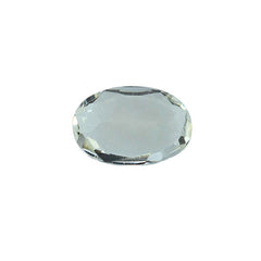 WHITE BERYL CUT OVAL (OFF WHITE) 6.00X4.00 MM 0.36 Cts.