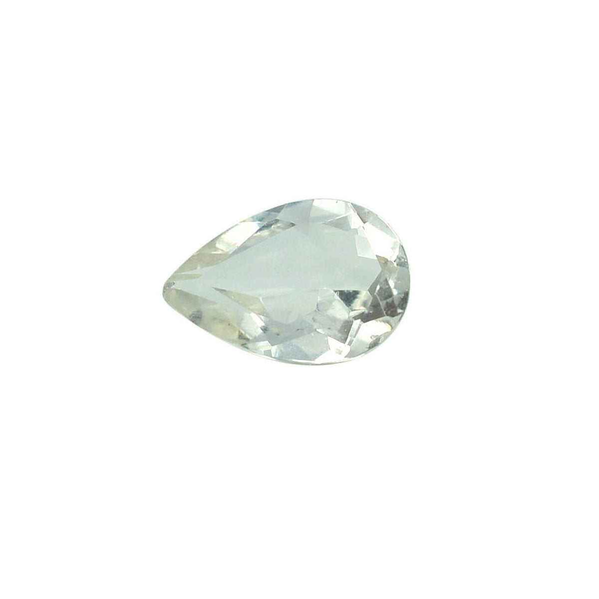 WHITE BERYL CUT PEAR (OFF WHITE) 6.00X4.00 MM 0.33 Cts.