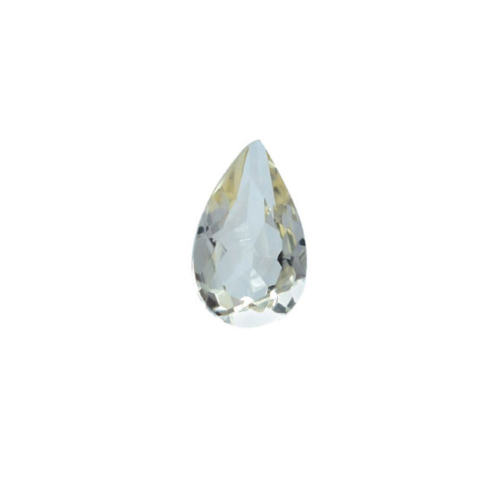 WHITE BERYL CUT PEAR (OFF WHITE) 5.00X3.00 MM 0.19 Cts.