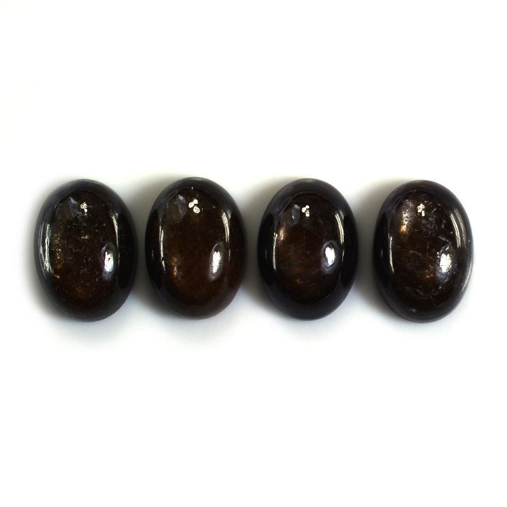 BROWN SAPPHIRE OVAL CAB 14X10MM 9.85 Cts.
