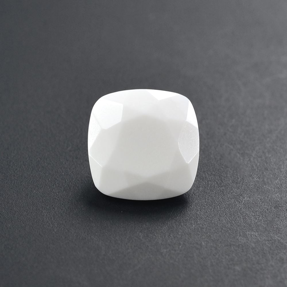 WHITE AGATE CUT CUSHION 9MM 2.50 Cts.