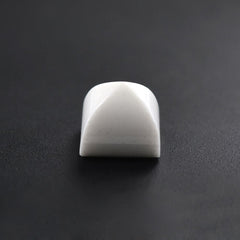 WHITE AGATE PYRAMID SQUARE CAB 6MM 1.59 Cts.