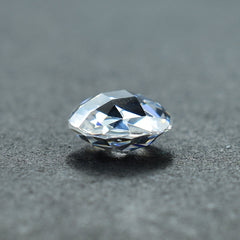 CUBIC ZIRCONIA WHITE CHECKER CUT BRIOLETTE ROUND 8.00MM 4.03 Cts.