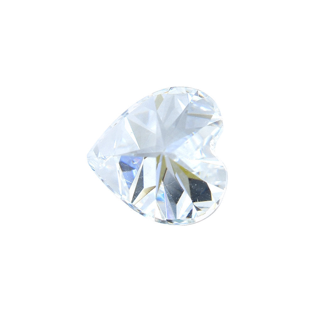 CUBIC ZIRCONIA WHITE CUT HEART 8X8MM 4.03 Cts.