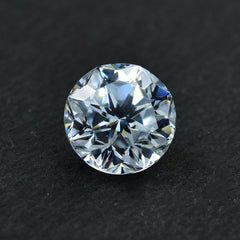 CUBIC ZIRCONIA WHITE CUT ROUND 8.00MM 3.95 Cts.