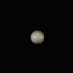 WHITE ONYX ROUND CAB (WITH BROWN SPOTS) 2MM 0.05 Cts.