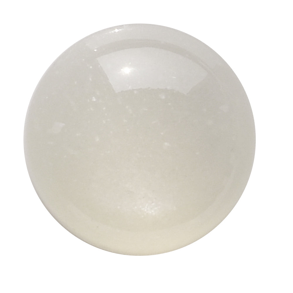 WHITE MOONSTONE (MILKY) CARVED BOTTOM ROUND CAB 11.00X11.00 MM 6.09 Cts.