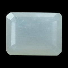 WHITE MOONSTONE (MILKY) STEP CUT OCTAGON 9.00X7.00 MM 2.04 Cts.