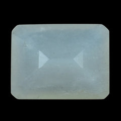 WHITE MOONSTONE (MILKY) STEP CUT OCTAGON 9.00X7.00 MM 2.04 Cts.