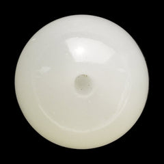 WHITE MOONSTONE (MILKY) PLAIN ROUND BALL (HALF DRILL-1.50) 9.00-9.50 MM 5.39 Cts.