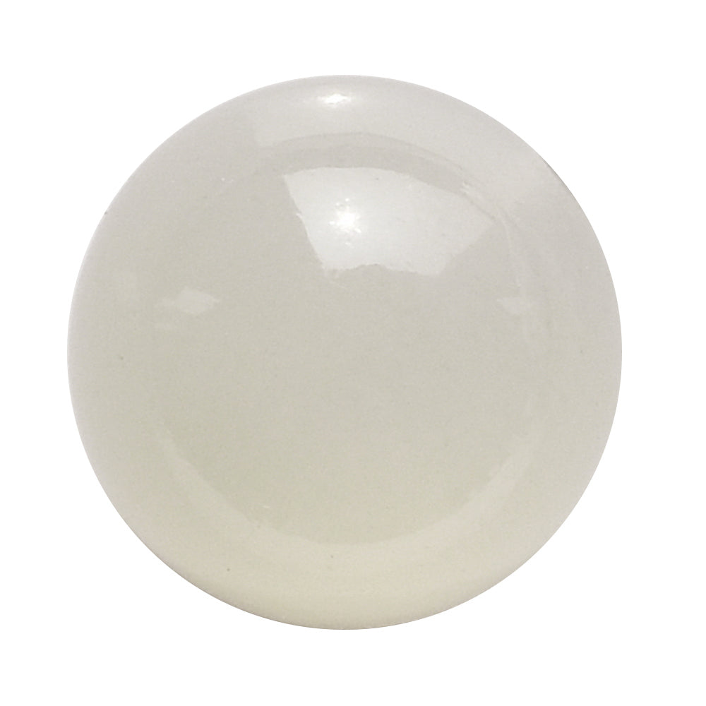 WHITE MOONSTONE (MILKY) PLAIN ROUND BALL (HALF DRILL-1.50) 9.00-9.50 MM 5.39 Cts.