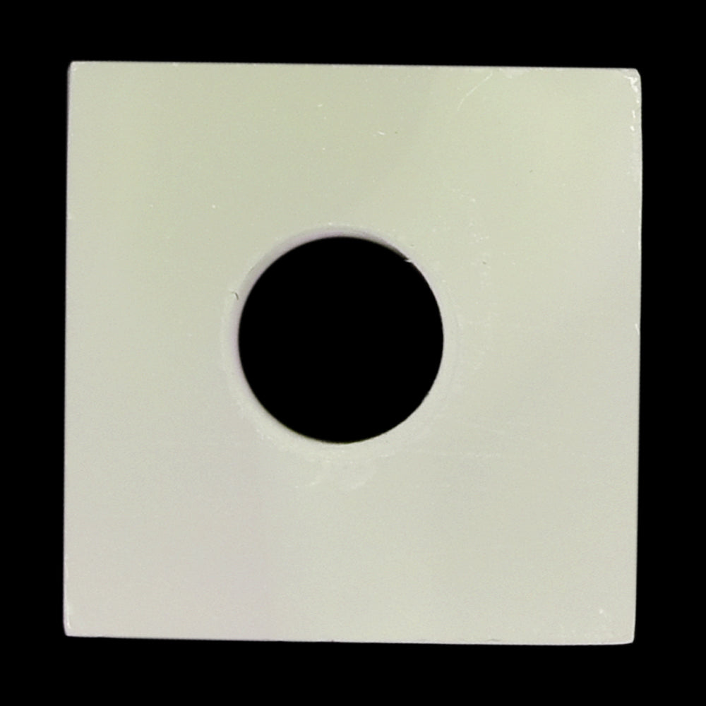 WHITE MOONSTONE (MILKY) PLAIN CUBE (FULL DRILL-3.00MM) 8.00X8.00 MM 5.85 Cts.