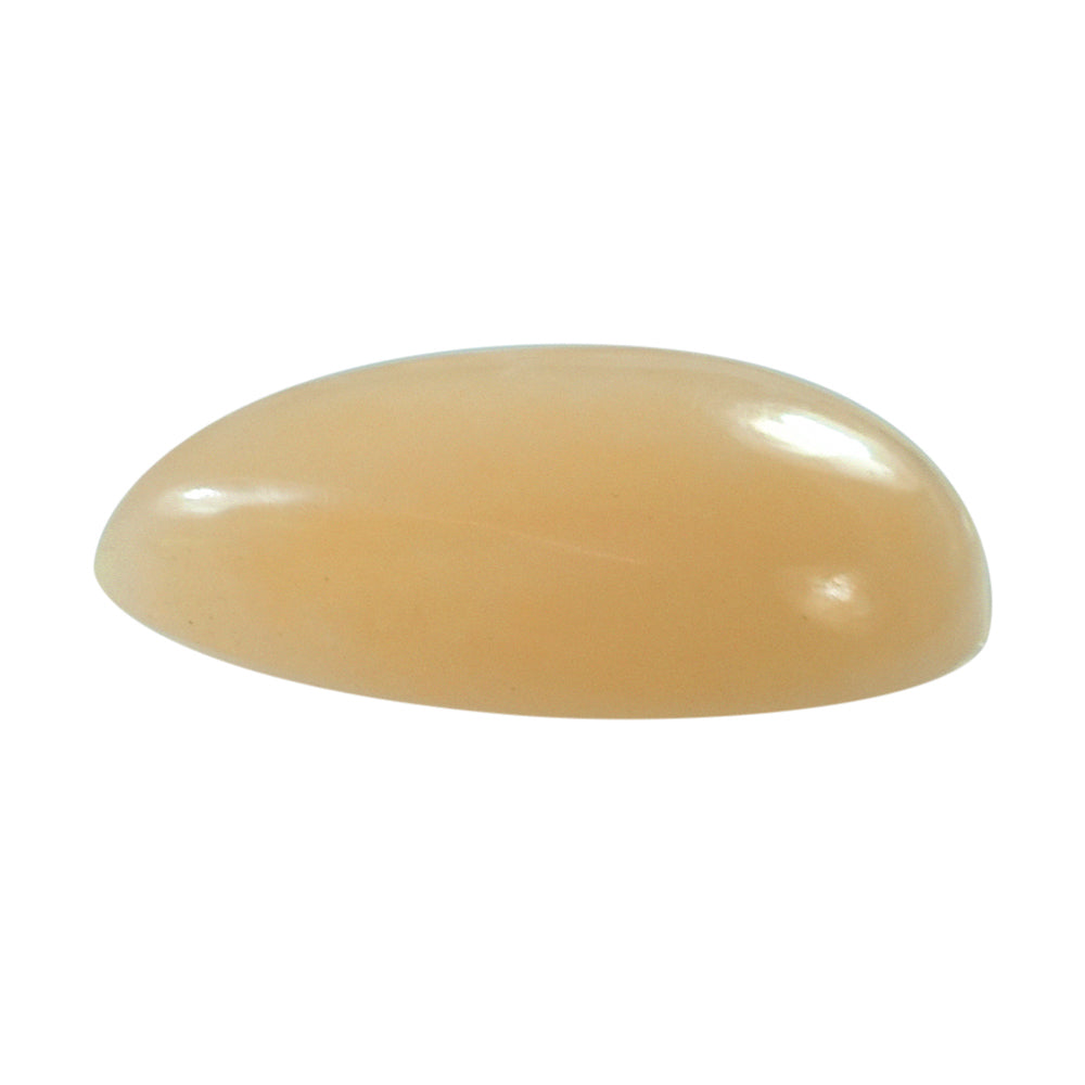 WHITE OPAL (YELLOW) (VERY MILKY) PLAIN PEAR CAB 10.00X7.00 MM 1.02 Cts.