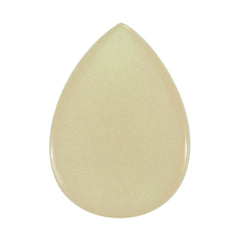 WHITE OPAL (YELLOW) ( TRANSLUCENT) PLAIN PEAR CAB 10.00X7.00 MM 1.06 Cts.