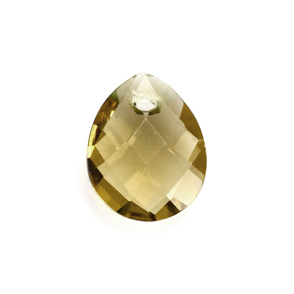 WHISKY QUARTZ BRIOLETTE PEAR (FULL DRILL) 9X7MM 1.11 Cts.