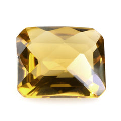 WHISKY QUARTZ CHECKER CUT OCTAGON 11X9MM 3.83 Cts.