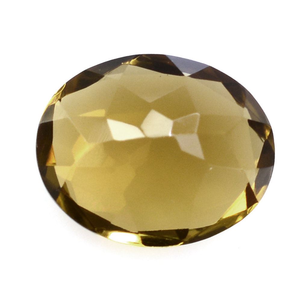 WHISKY QUARTZ CUT OVAL 10X8MM 2.50 Cts.