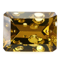 WHISKY QUARTZ SUPPER BUBBLE OCTAGON (DES#116) 16X12MM 10.00 Cts.