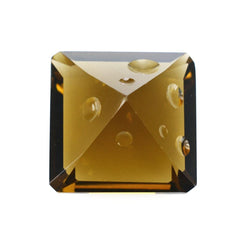 WHISKY QUARTZ SUPPER BUBBLE SQUARE-OCTAGON (DES#118) 12MM 6.88 Cts.