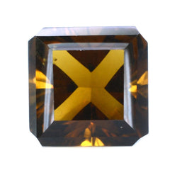 WHISKY QUARTZ ASCHER CONCAVE SQUARE-OCTAGON (DES#139) 10MM 4.60 Cts.