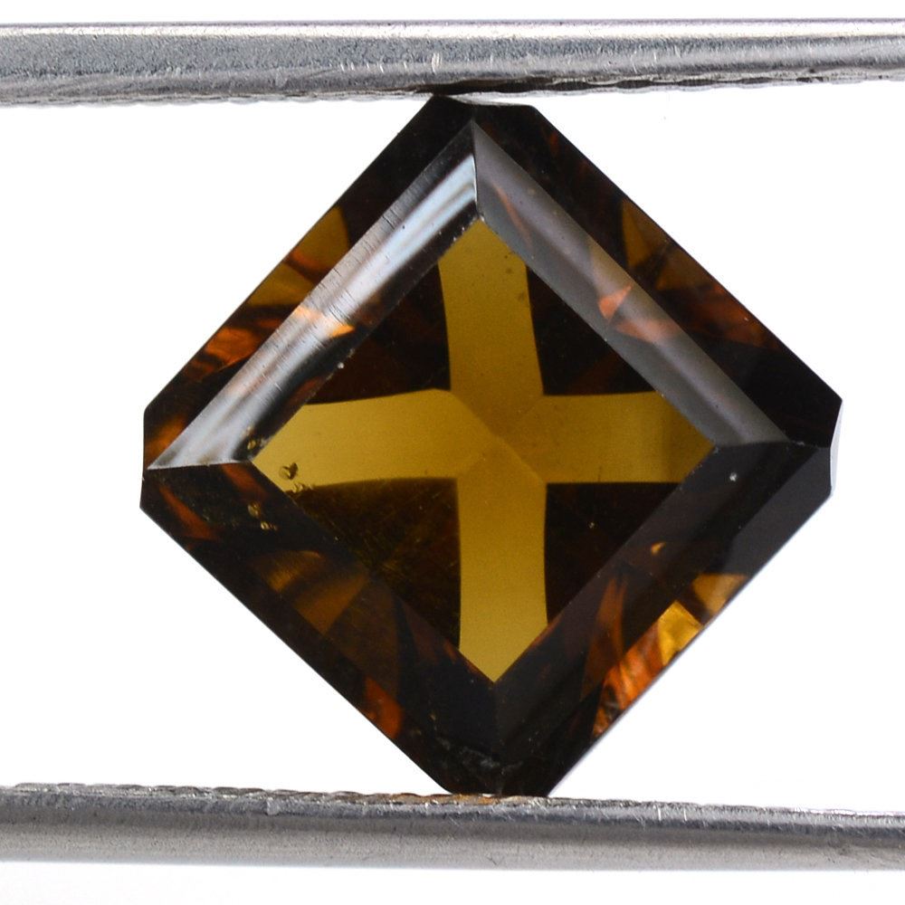 WHISKY QUARTZ ASCHER CONCAVE SQUARE-OCTAGON (DES#139) 10MM 4.60 Cts.