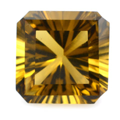 WHISKY QUARTZ ASCHER CONCAVE SQUARE-OCTAGON (DES#138) 15MM 13.60 Cts.