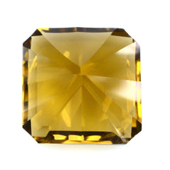 WHISKY QUARTZ ASCHER CONCAVE SQUARE-OCTAGON (DES#138) 15MM 13.60 Cts.