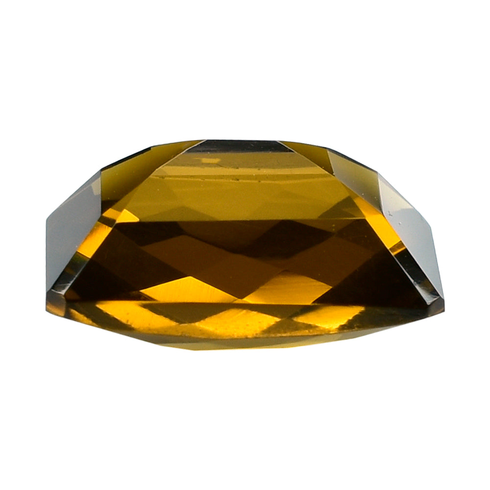 WHISKY QUARTZ CHECKER CUT OCTAGON 16X12MM 12.25 Cts.