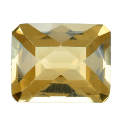 WHISKY QUARTZ CHECKER CUT OCTAGON 10X8MM 3.15 Cts.