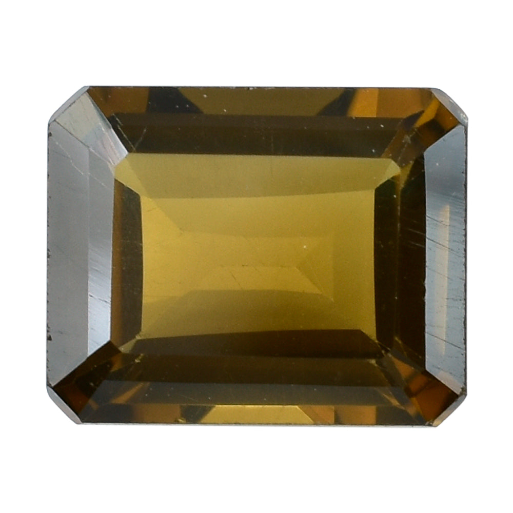 WHISKY QUARTZ CUT OCTAGON 10X8MM 3.53 Cts.