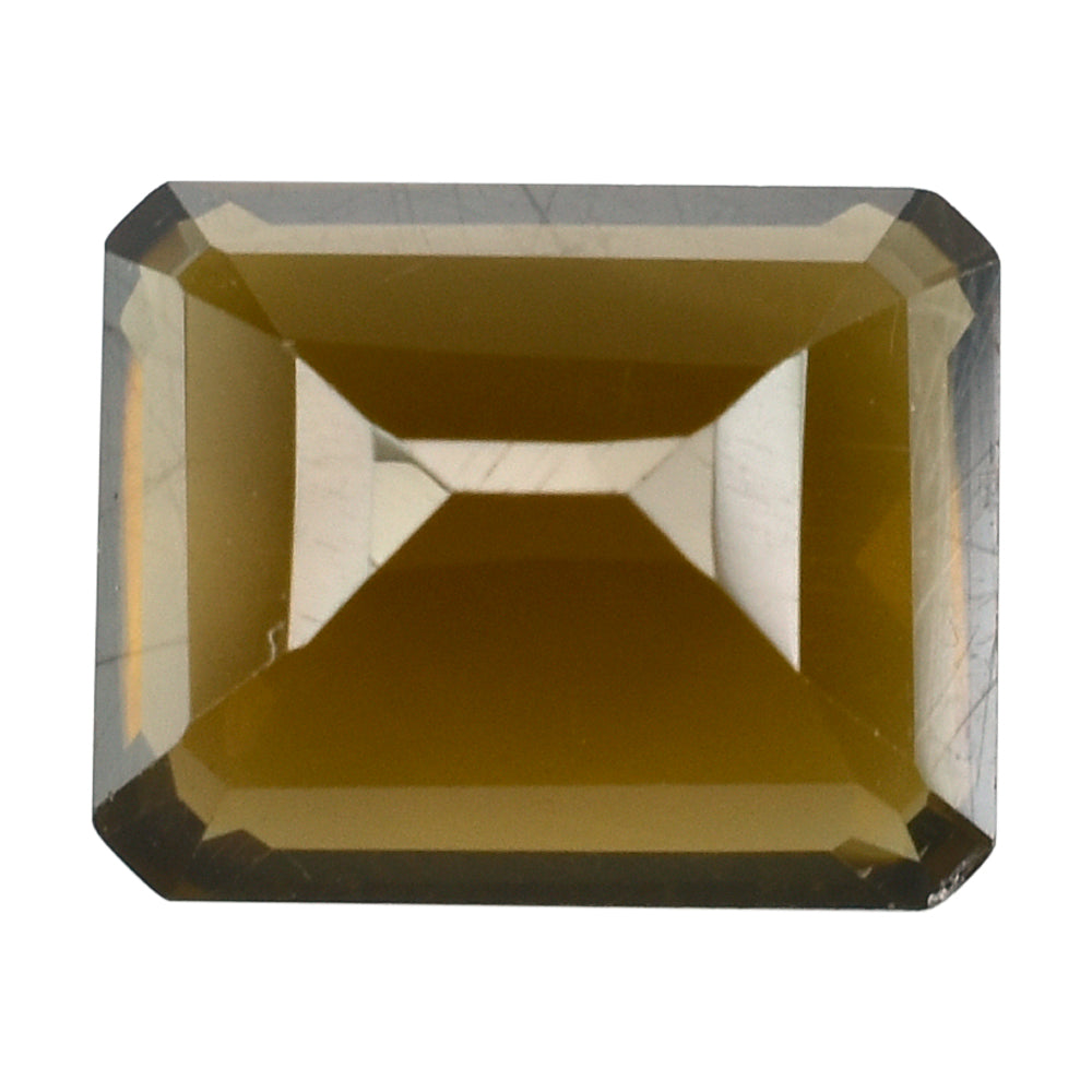 WHISKY QUARTZ CUT OCTAGON 10X8MM 3.53 Cts.