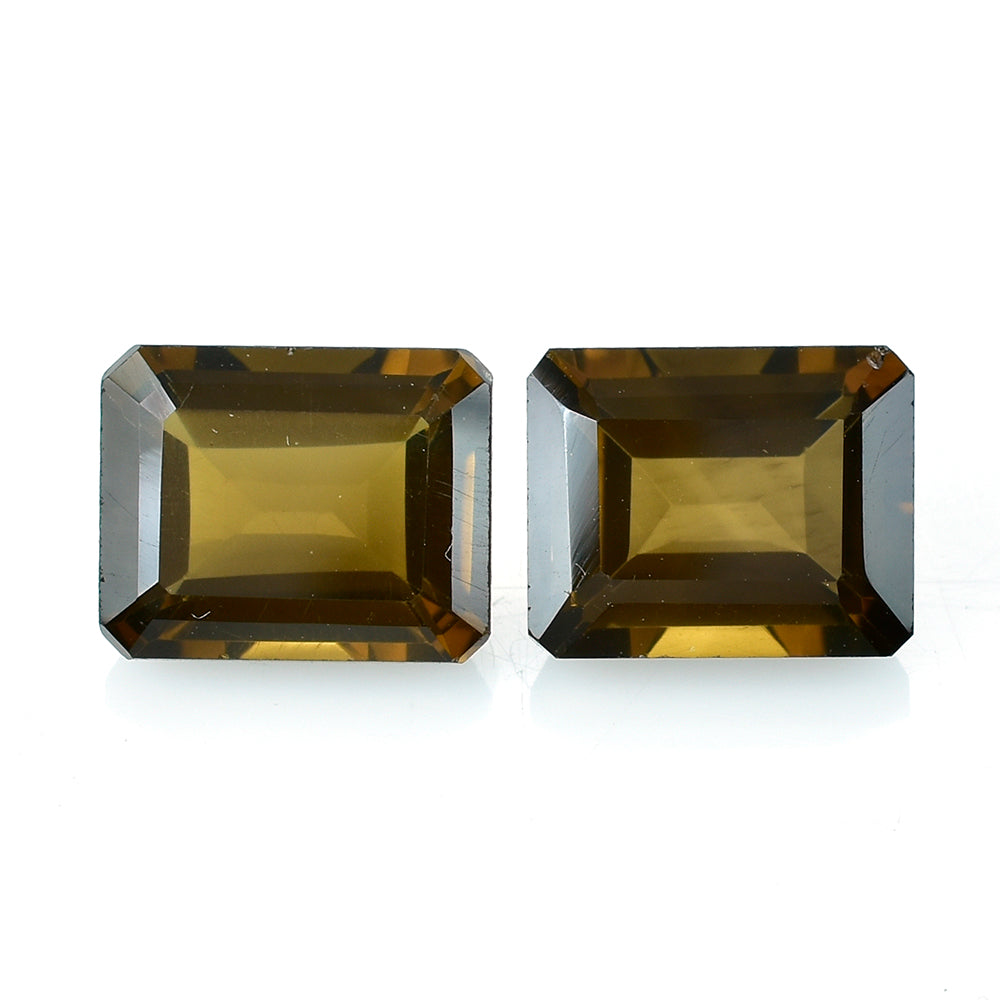 WHISKY QUARTZ CUT OCTAGON 10X8MM 3.53 Cts.