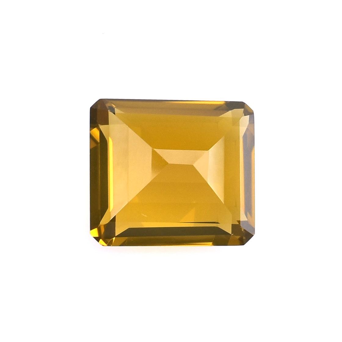 WHISKY QUARTZ STEP CUT OCTAGON (CLEAN) 14.00X12.50 MM 9.54 Cts.