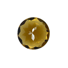 WHISKY QUARTZ CUT ROUND (MEDUIM)(CLEAN) 10.00X10.00 MM 3.15 Cts.