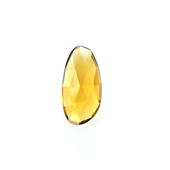 WHISKY QUARTZ ROSE CUT BRIOLETTE PEARISH (MEDIUM)(CLEAN) 22.00X11.00 MM 6.30 Cts.