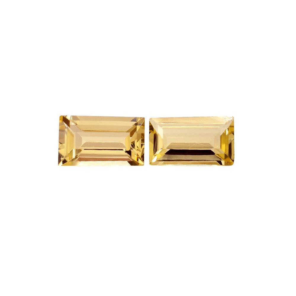 YELLOW BERYL CUT BAGUETTE (MEDIUM) 7.00X4.00 MM 0.60 Cts.