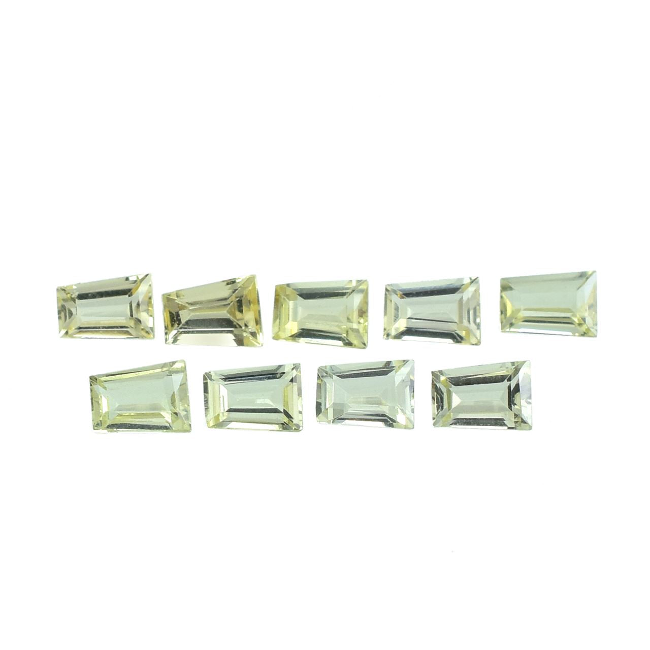 YELLOW BERYL CUT TAPPER BAGUETTE (LITE) 3.54X2.50X2.00 MM 0.12 Cts.
