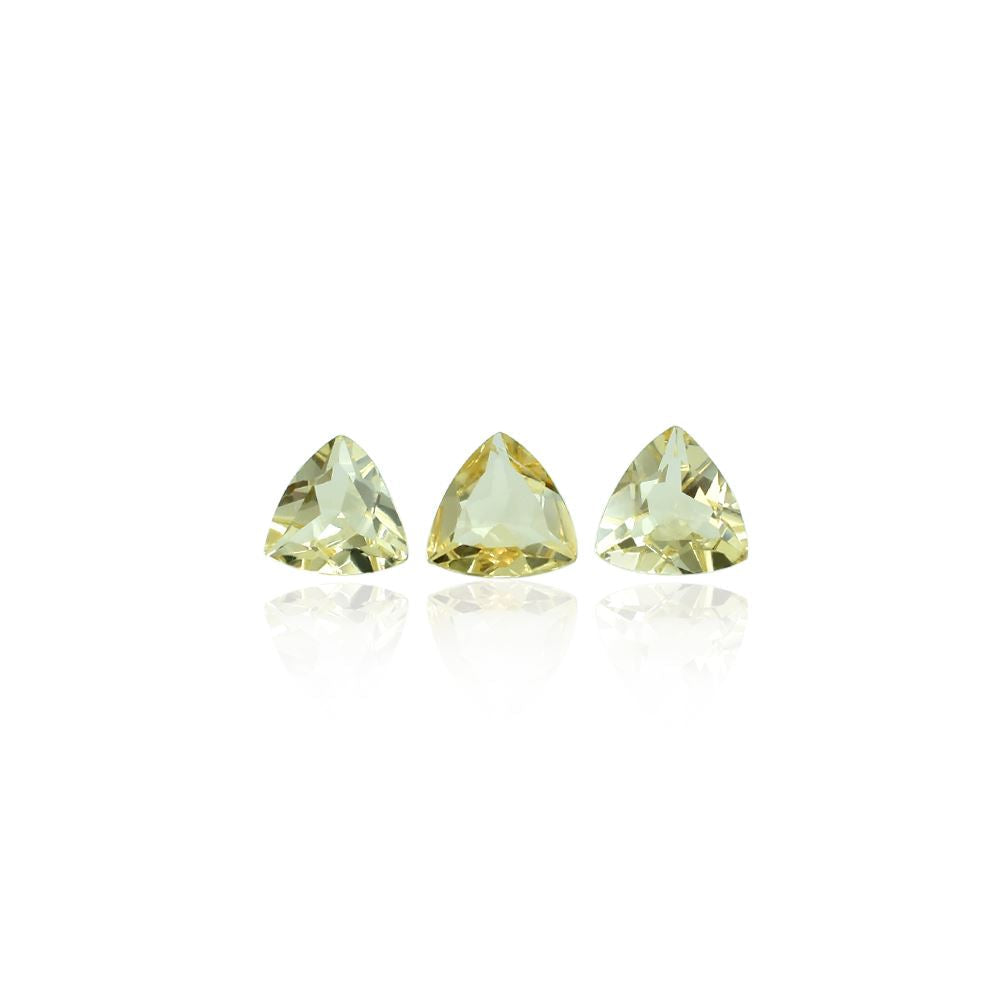 YELLOW BERYL CUT TRILLION (LITE)(SI) 5.00X5.00 MM 0.30 Cts.