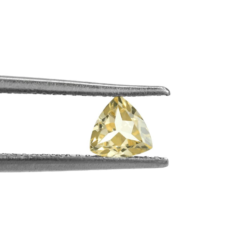 YELLOW BERYL CUT TRILLION (MEDIUM/SI) 5.00X5.00 MM 0.37 Cts.