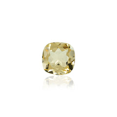 YELLOW BERYL CUT CUSHION (MEDIUM) 8.00X8.00 MM 2.00 Cts.
