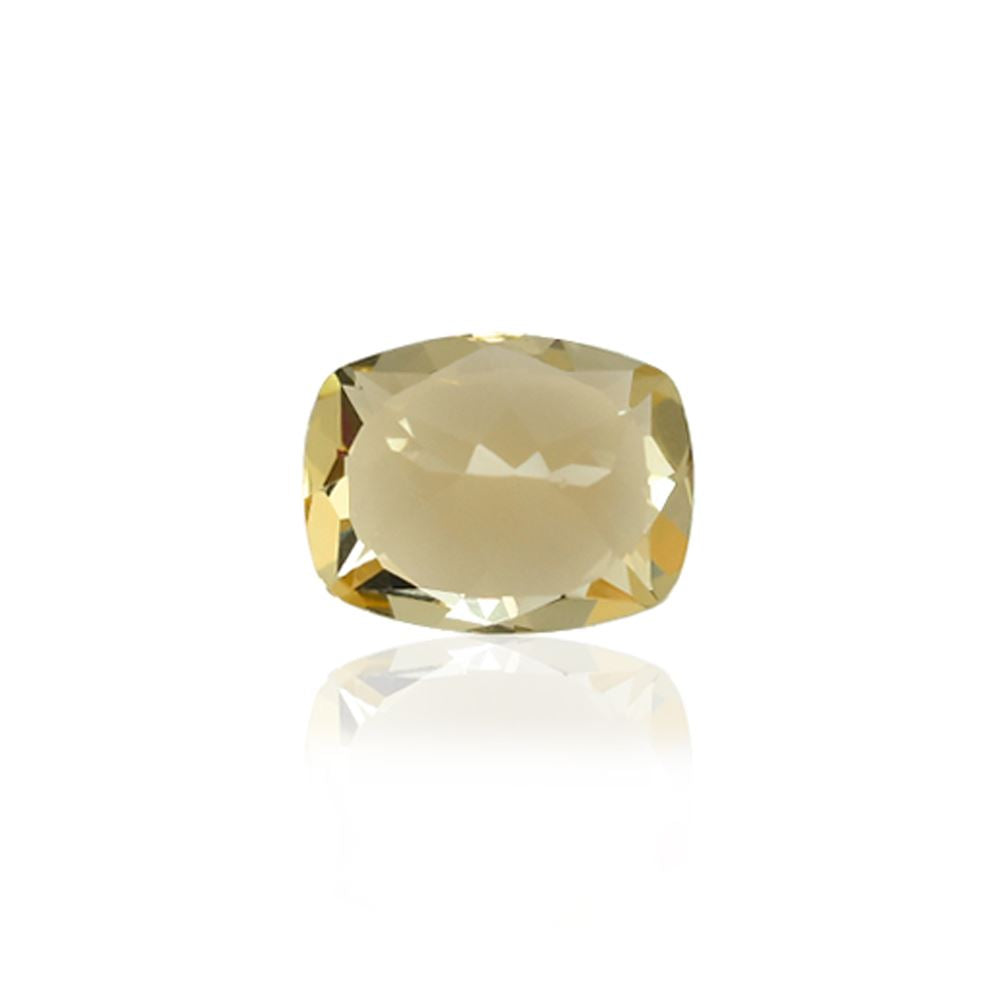 YELLOW BERYL CUT CUSHION (MEDIUM) 8.00X6.00 MM 1.38 Cts.