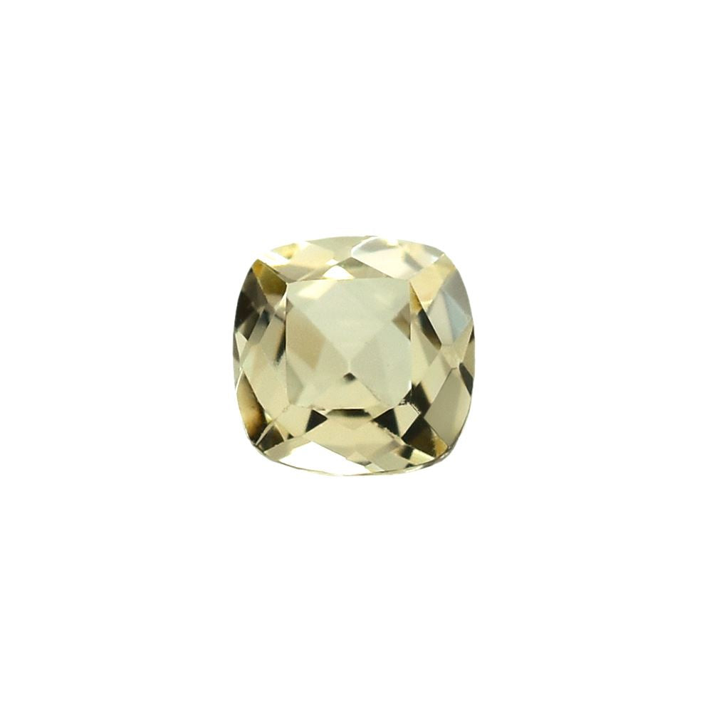 YELLOW BERYL CUT CUSHION (LITE) 4.00X4.00 MM 0.26 Cts.