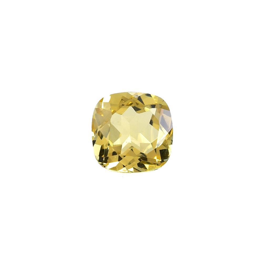 YELLOW BERYL CUT CUSHION (DARK) 4.00X4.00 MM 0.29 Cts.