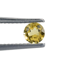 YELLOW BERYL CUT ROUND (SUPER) 4.00X4.00 MM 0.25 Cts.