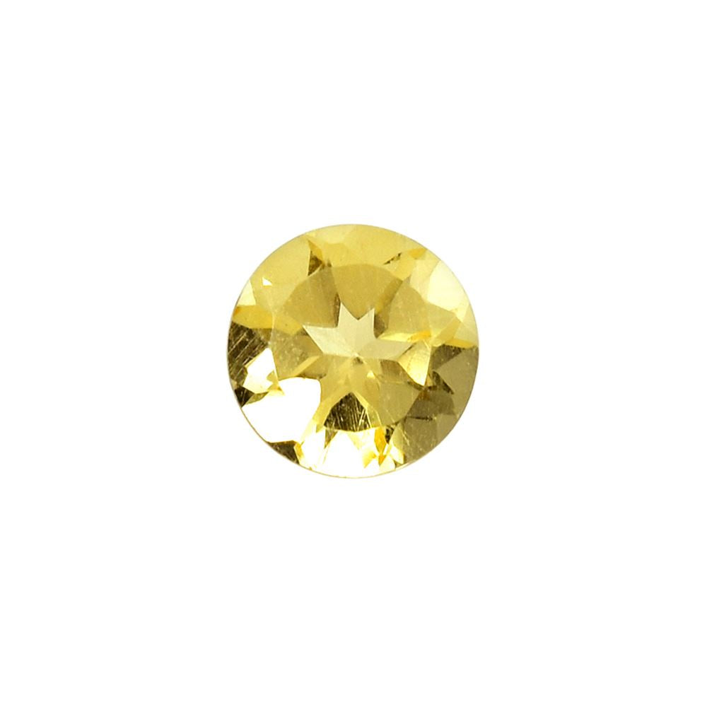 YELLOW BERYL CUT ROUND (MEDIUM/SI) 5.00X5.00 MM 0.42 Cts.